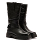 Osprey London The Gabarron Leather Women's Black Boots
