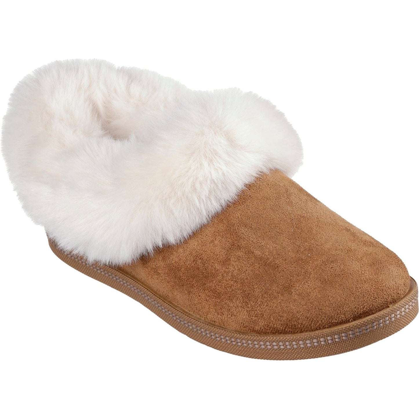 Skechers Cozy Campfire Winter Nights Polyester Women's Chestnut Slippers