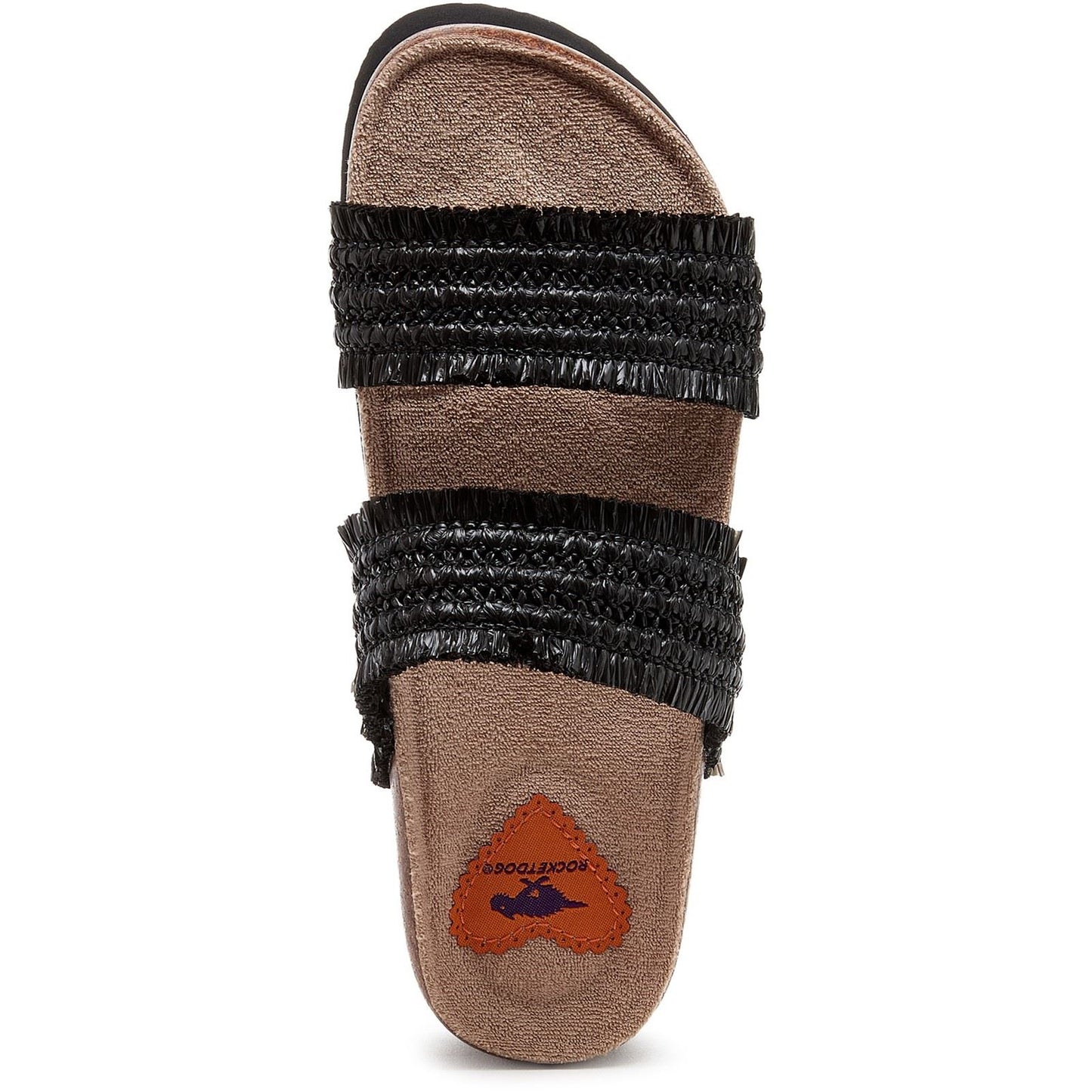 Rocket Dog Women's Aruba Raffia Sandal in Black