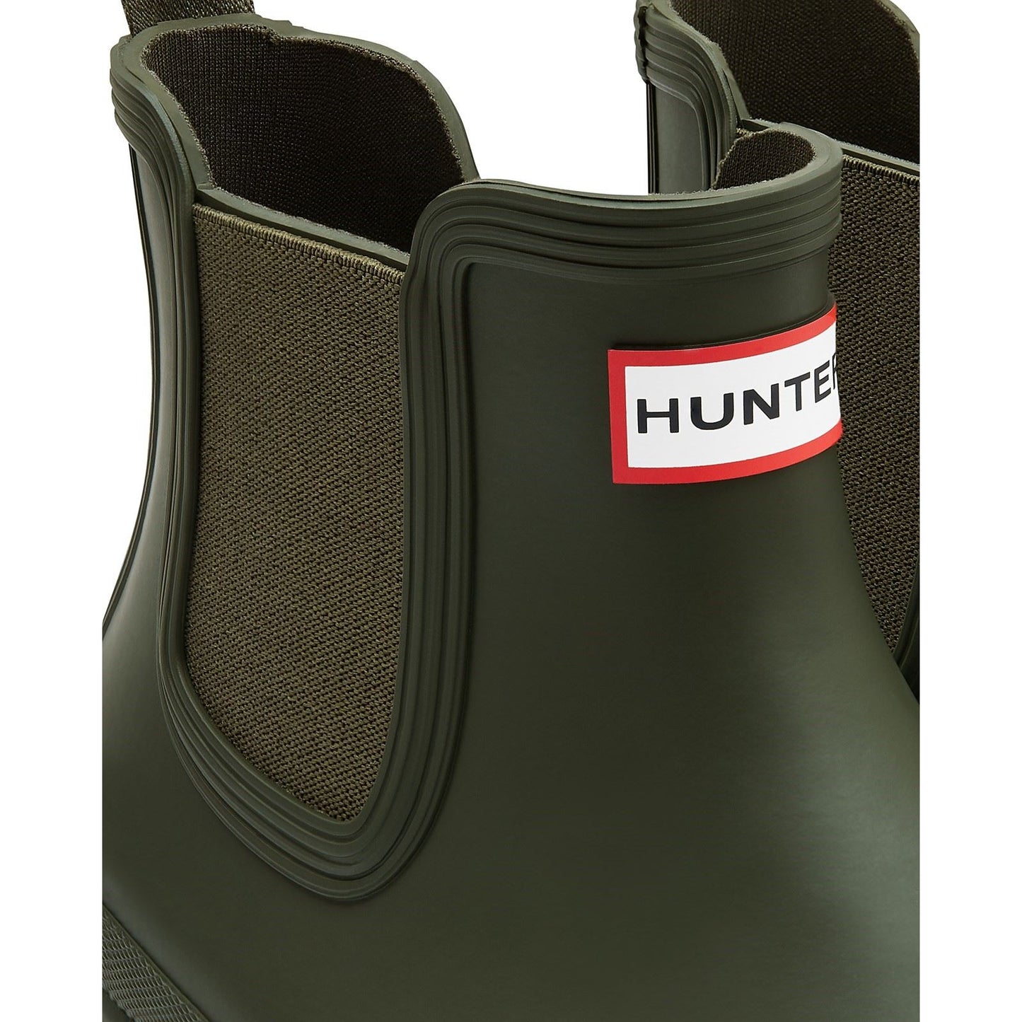 Hunter Men's Original Chelsea Boot in Dark Olive