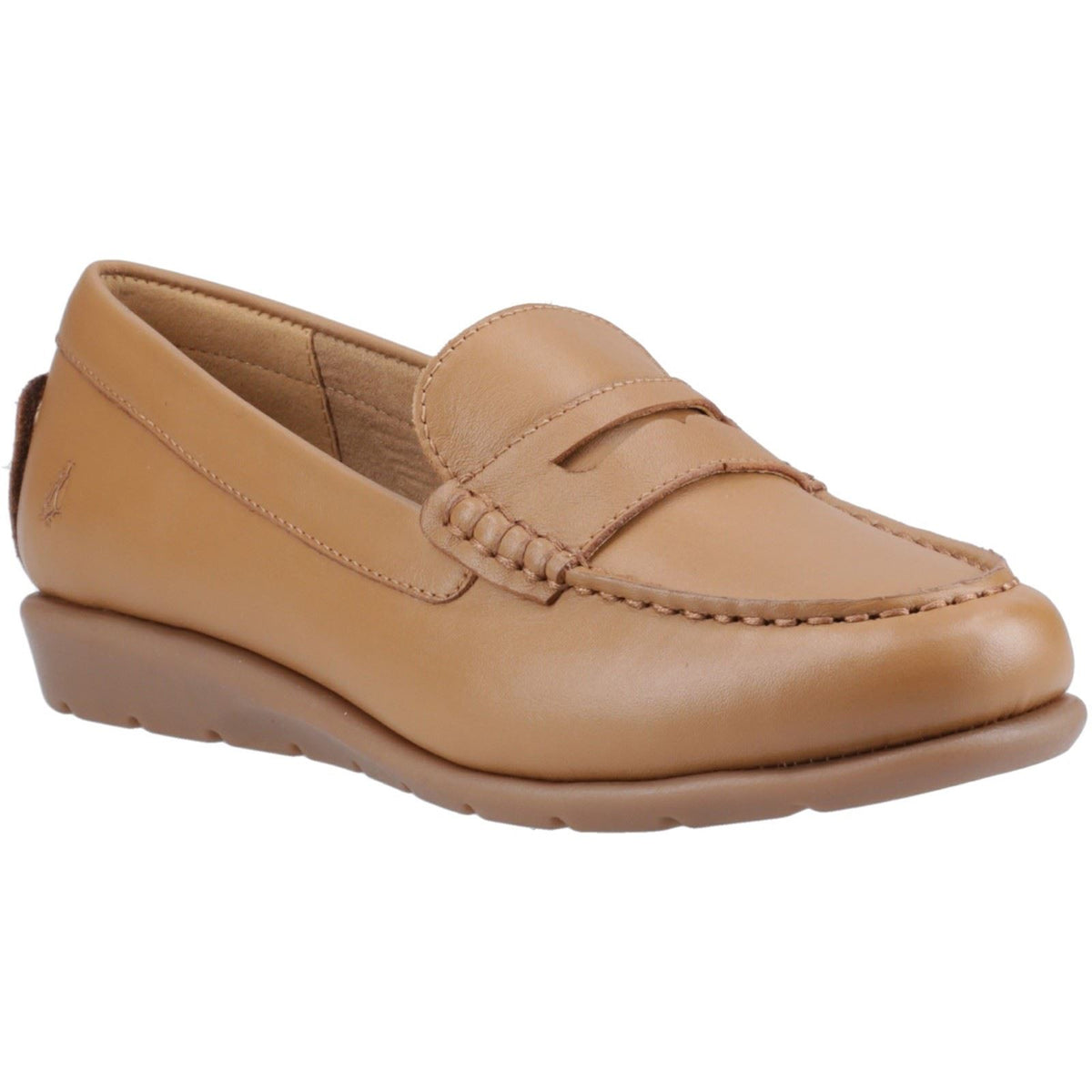 Hush Puppies Shelby Leather Women's Tan Loafers
