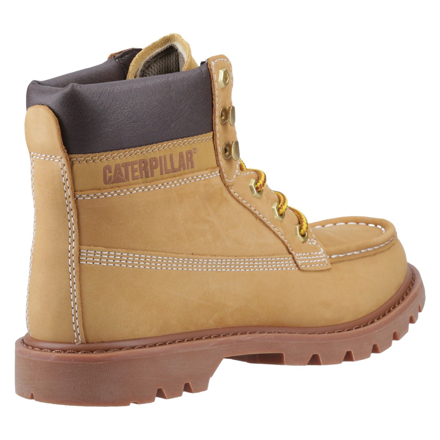 CAT Lifestyle Colorado Moc Toe Leather Men's Honey Reset Ankle Boots