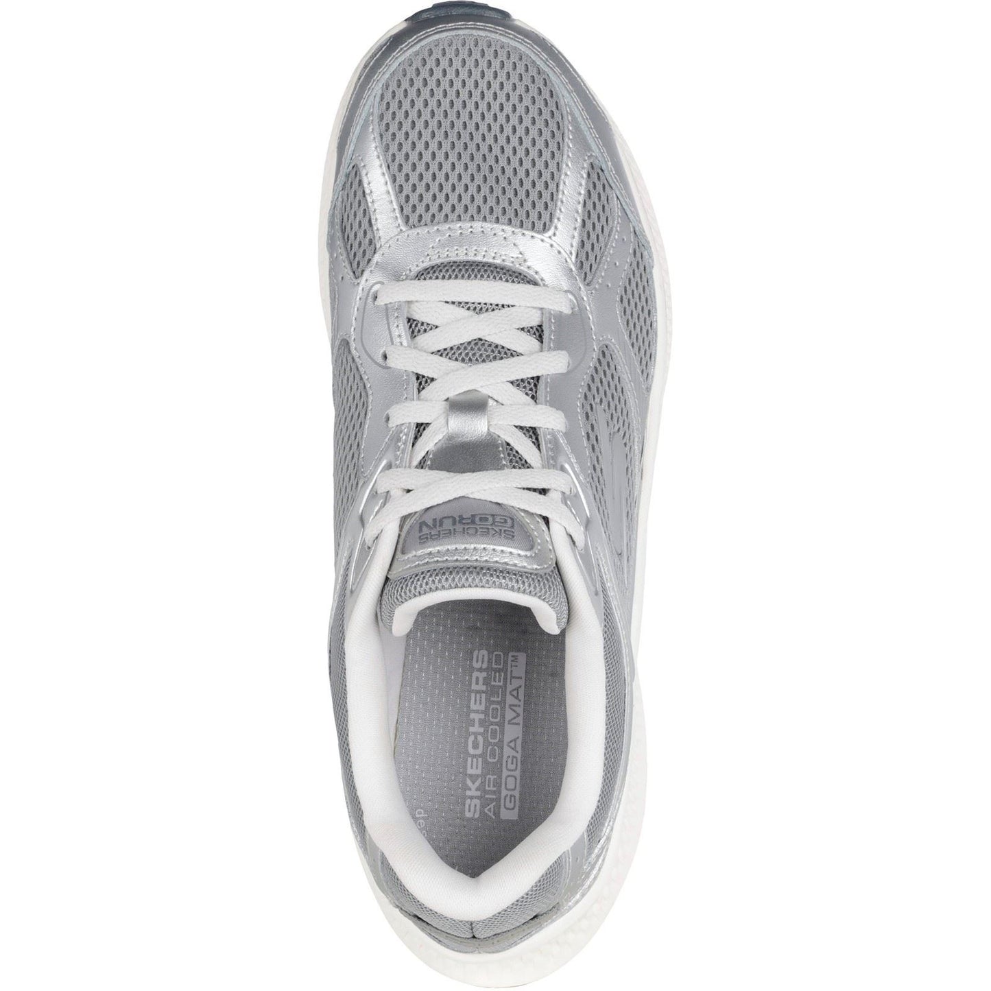 Skechers GO RUN Consistent 2.0 Volt Leather Women's Grey/Silver Trainers