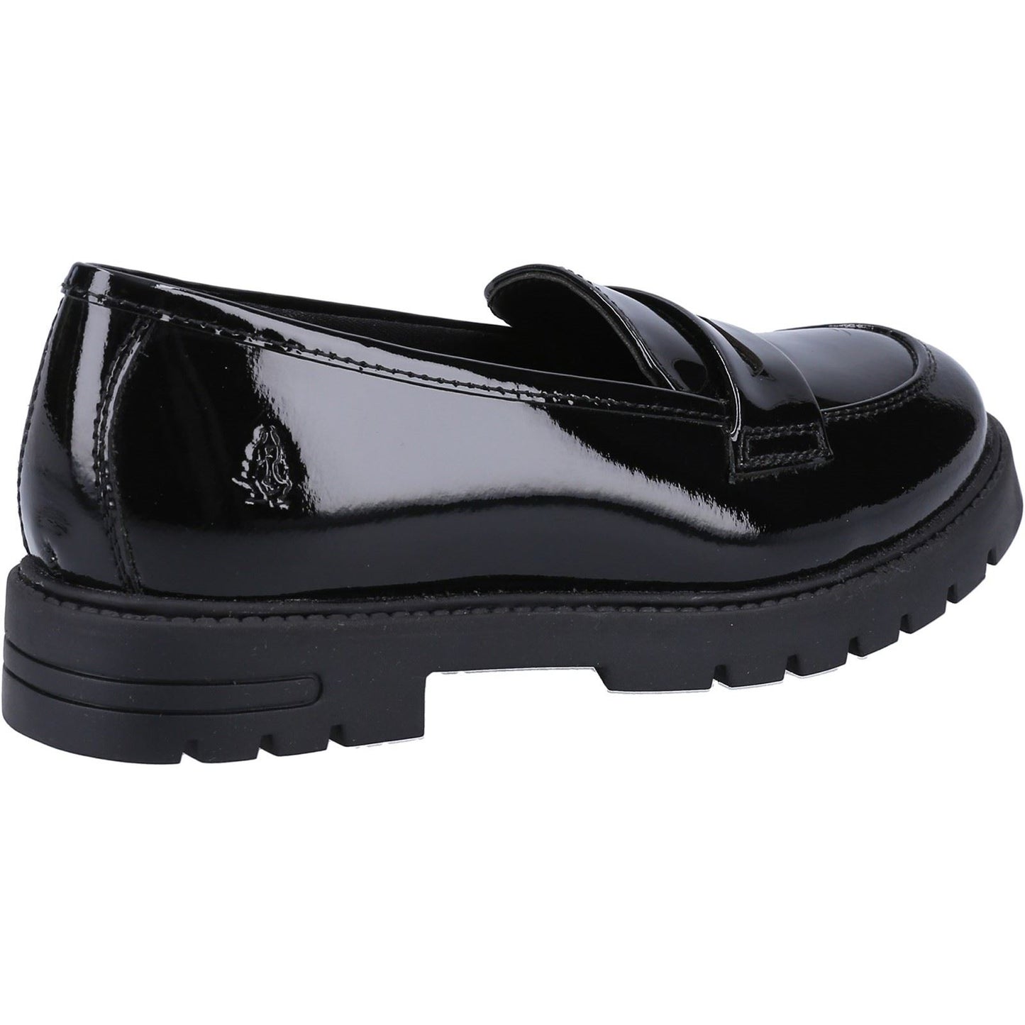 Hush Puppies Hazel Patent Leather Youth Black Loafers