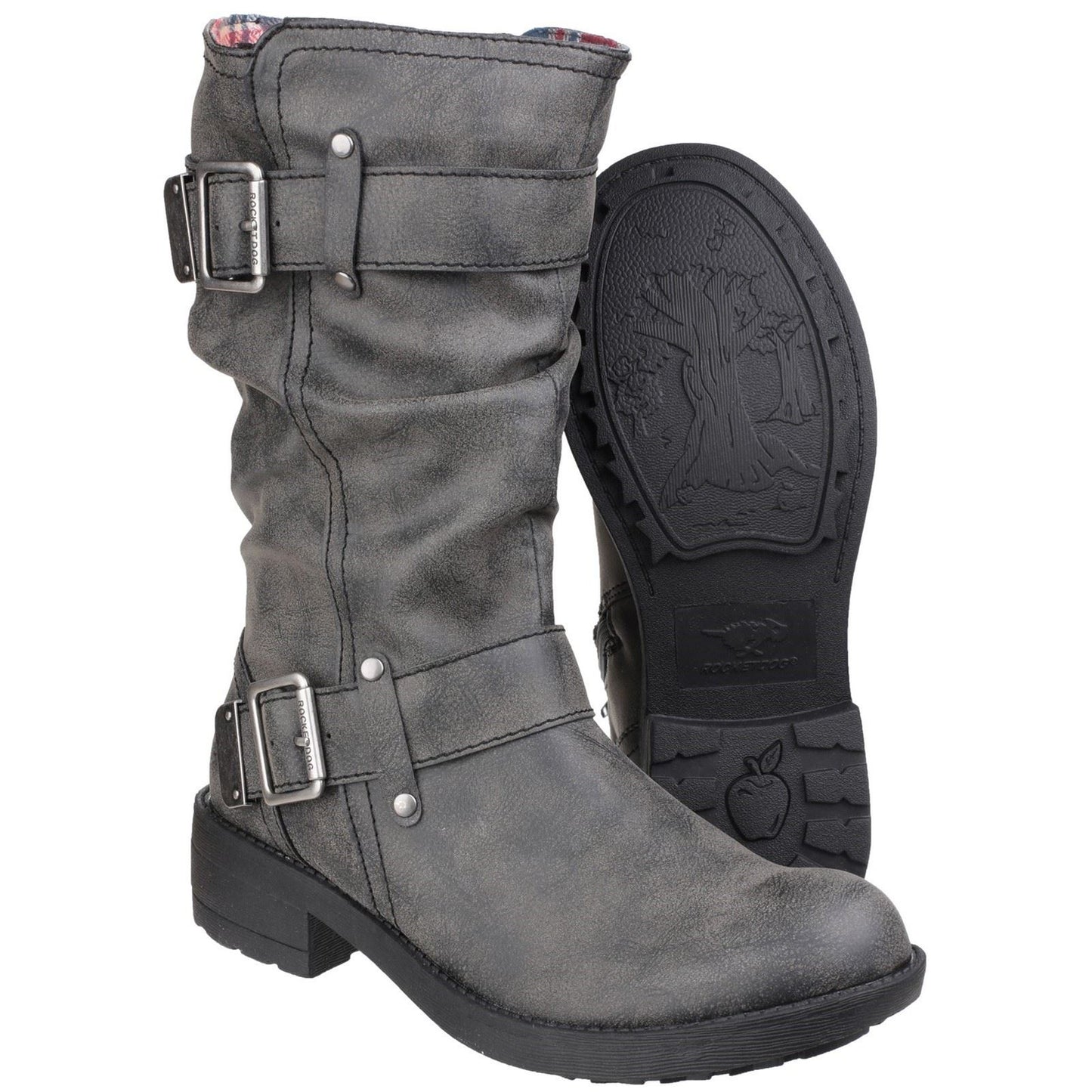 Rocket Dog Women's Trumble Biker Boot in Black