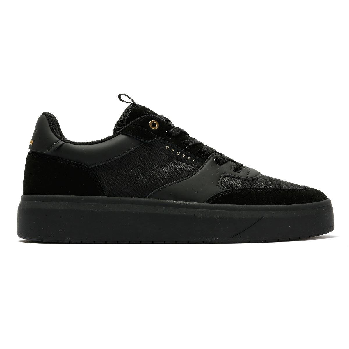 Cruyff Terra Court Men's Black/Gold Trainers