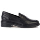 Geox D Walk Pleasure F Leather Women's Black Moccasins Shoes