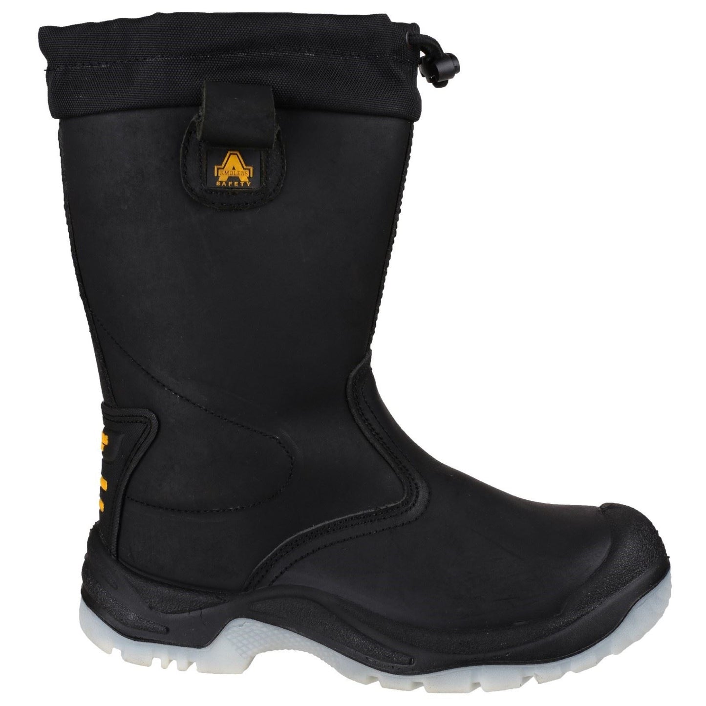Amblers Safety Men's FS209 Water Resistant Pull On Safety Rigger Boot in Black