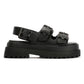 Buffalo Pluto Ari Women's Black Sandals
