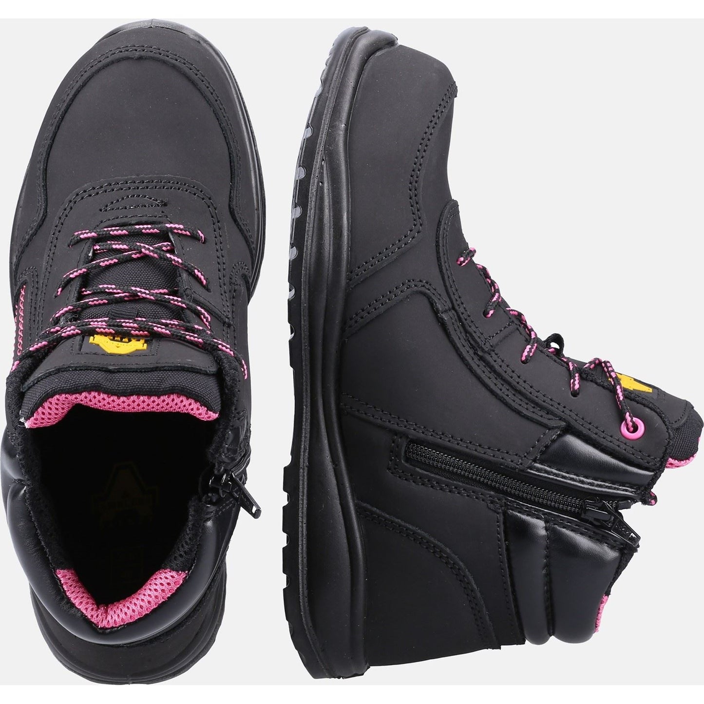 Amblers Safety Women's AS601 Lydia Composite Safety Boot With Side Zip in Black