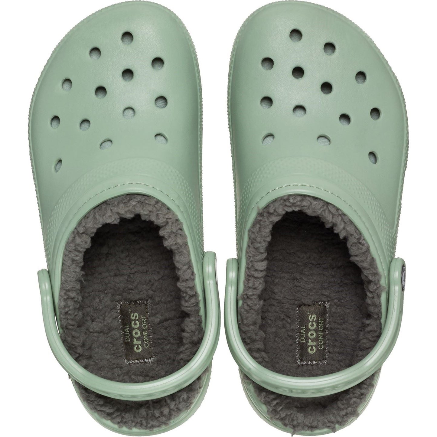 Crocs Men's Classic Lined Clog in Moss/Multi