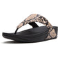 Fitflop Lulu Leather Women's Hazy Taupe/Black Sandals