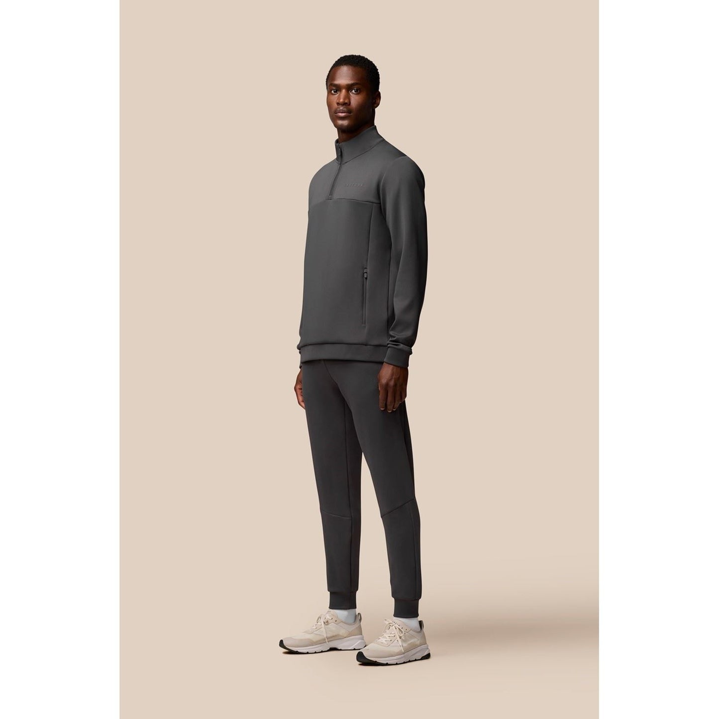 Castore Scuba 1/4 Zip Polyester Men's Grey Sweatshirt
