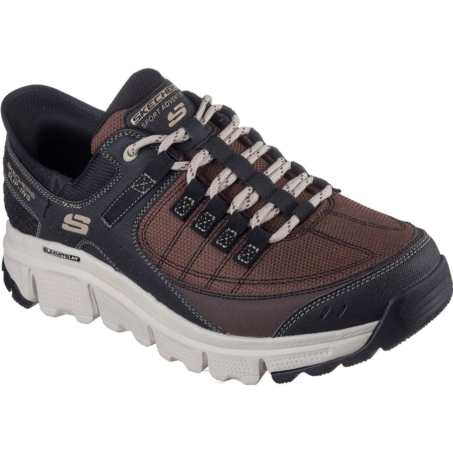Skechers Men's Summits AT Hiking Shoes in Brown/Taupe