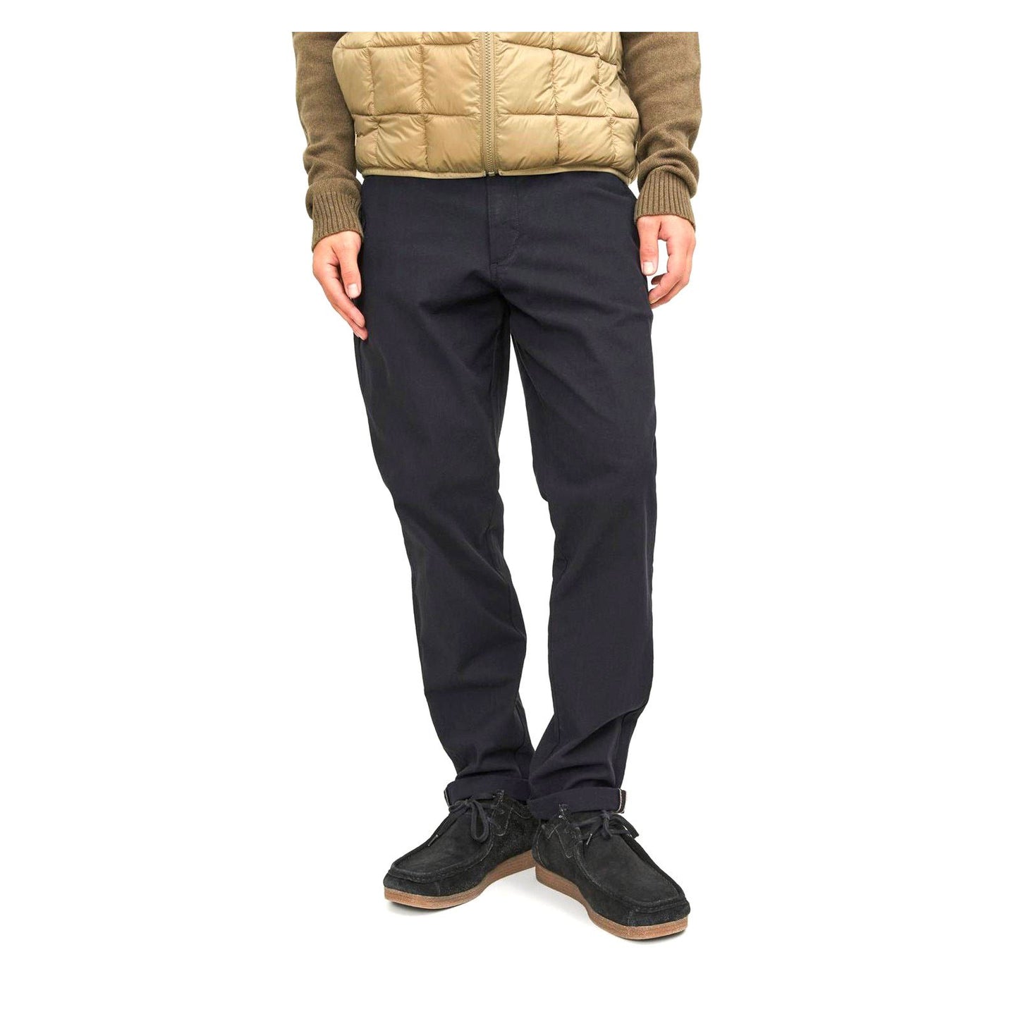 Jack & Jones Marco Cotton Men's Black Chino Pants