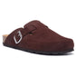 Hush Puppies Bailey Suede Women's Chocolate Mules