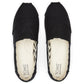 TOMS Alpargata Cotton Women's Black Shoes