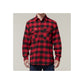Hard Yakka Men's Long Sleeve Check Flannel Shirt in Red