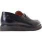 Base London Men's Sid Penny Loafer in Black
