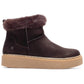 Hush Puppies Becca Suede Women's Chocolate Winter Ankle Boots