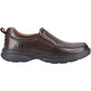 Hush Puppies Harold Leather Men's Brown Slim Fit Loafers