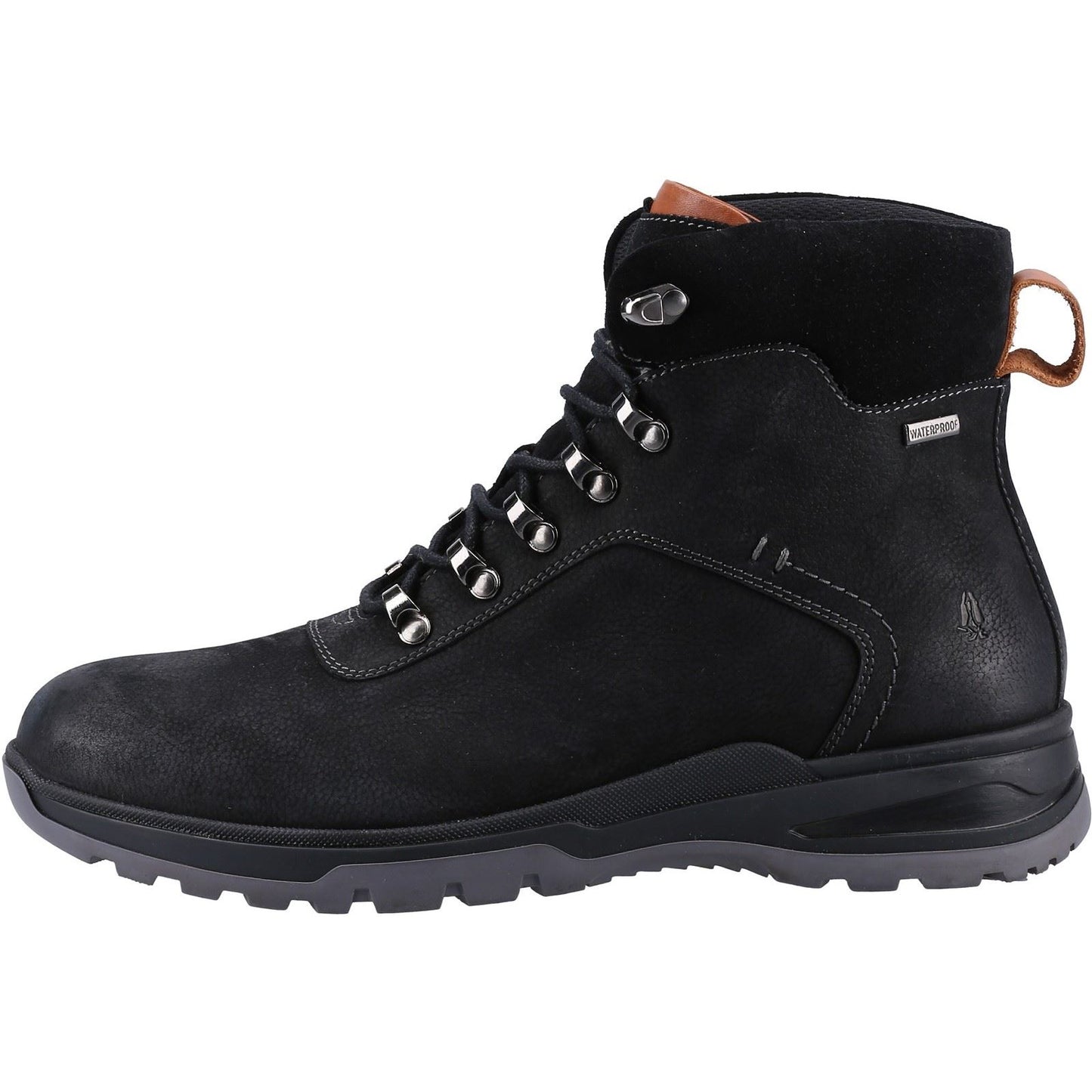 Hush Puppies Men's Paul Boot in Black Nubuck