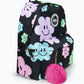 Hype Iconic Girl's Black Happy Flower Backpack