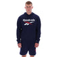 Reebok Trent 2-Col Logo Hoody Cotton Men's Blue Hoodie