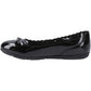 Hush Puppies Lillie Ballerina Patent Leather Youth Black Ballet Flats