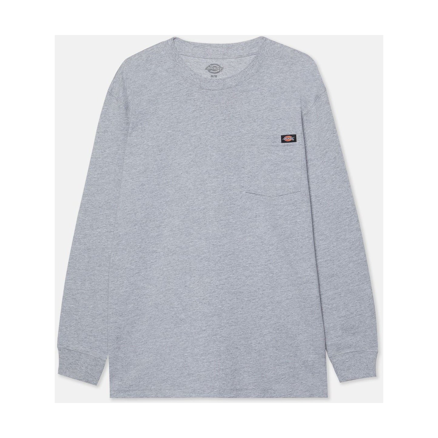 Dickies Men's Pocket Tee Long Sleeve in Charcoal