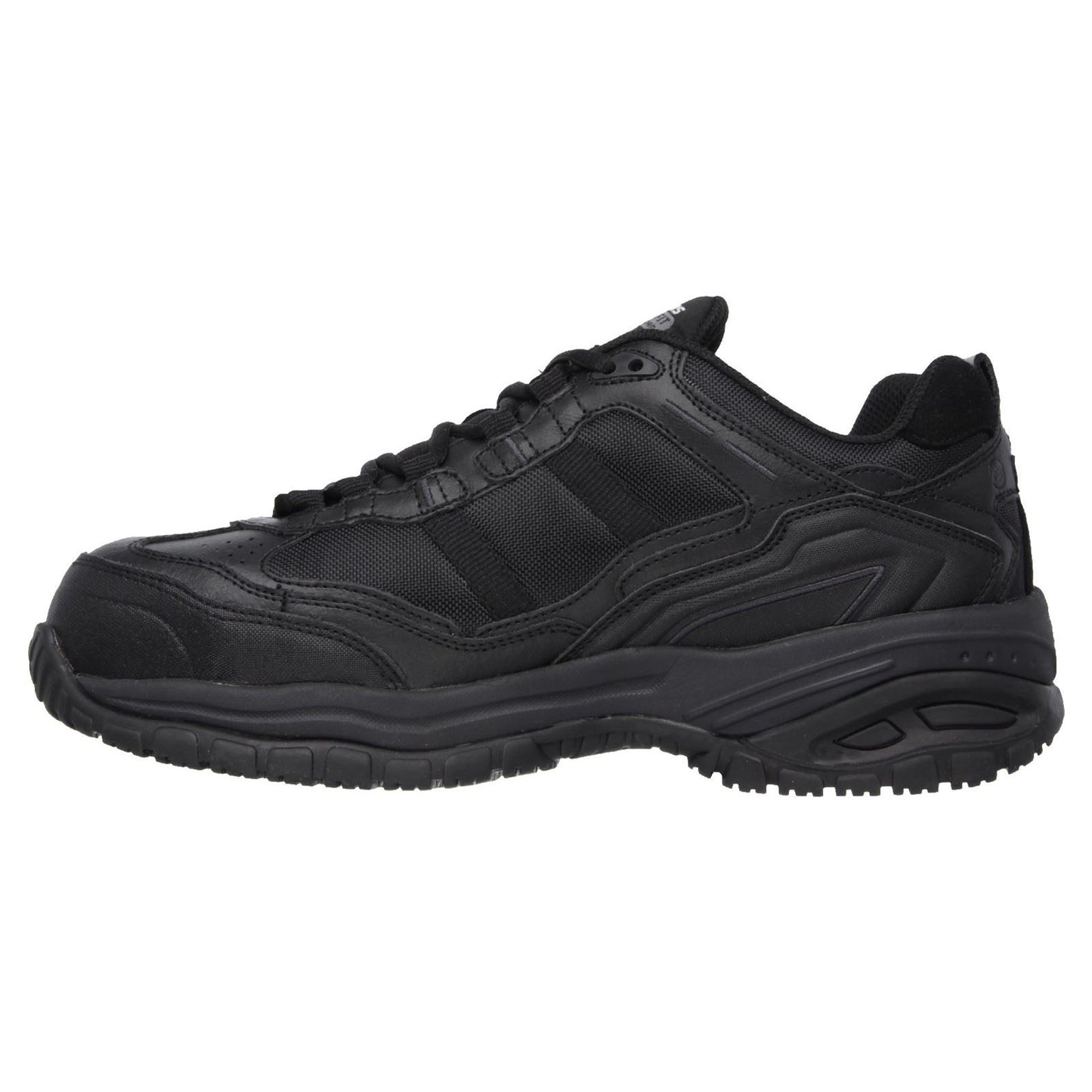 Skechers Workwear Soft Stride - Grinnell Suede Men's Black Safety Trainers