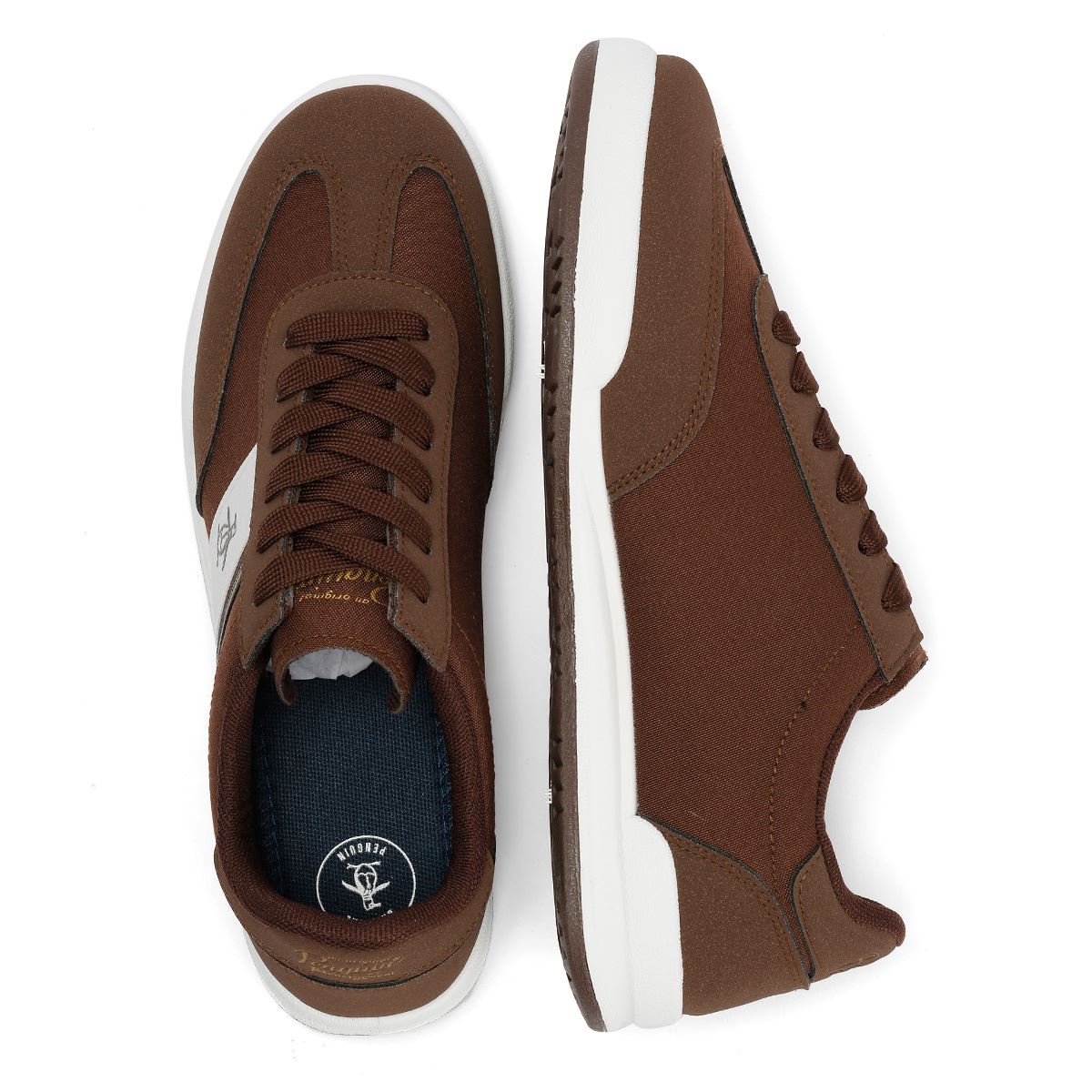 Penguin Gaz Men's Chocolate Trainers