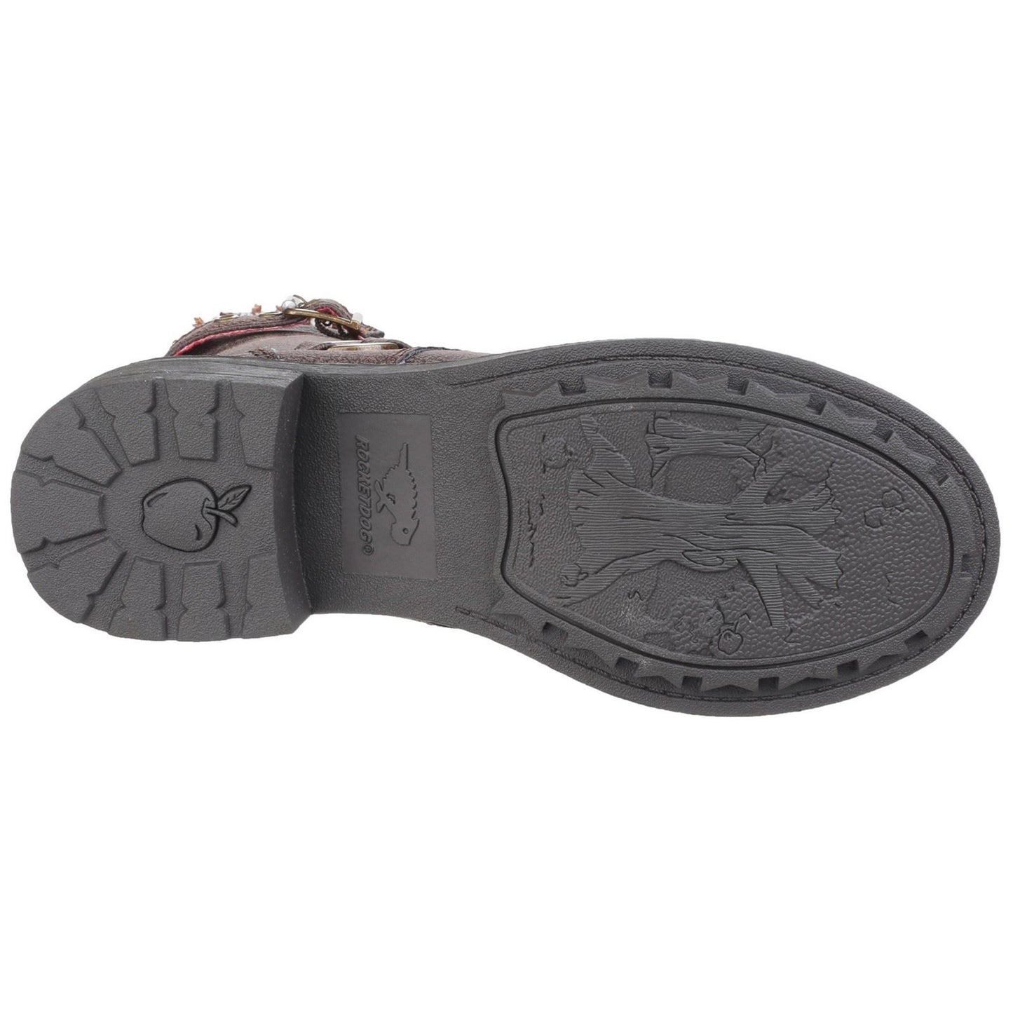 Rocket Dog Women's Thunder Galaxy Biker Boot in Brown Galaxy