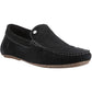 Hush Puppies Ralph Suede Leather Men's Black Loafers