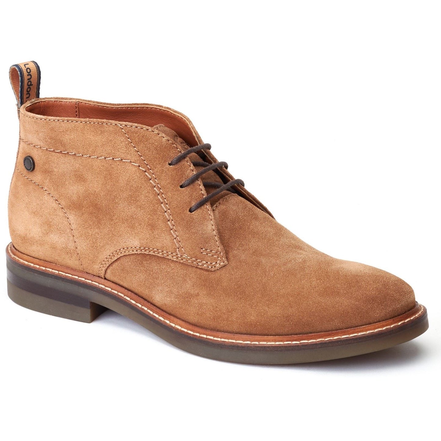 Base London Men's Knebworth Chukka Boot in Ginger
