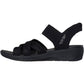 Skechers Arya - Cooling Off Polyester Women's Black Sandals