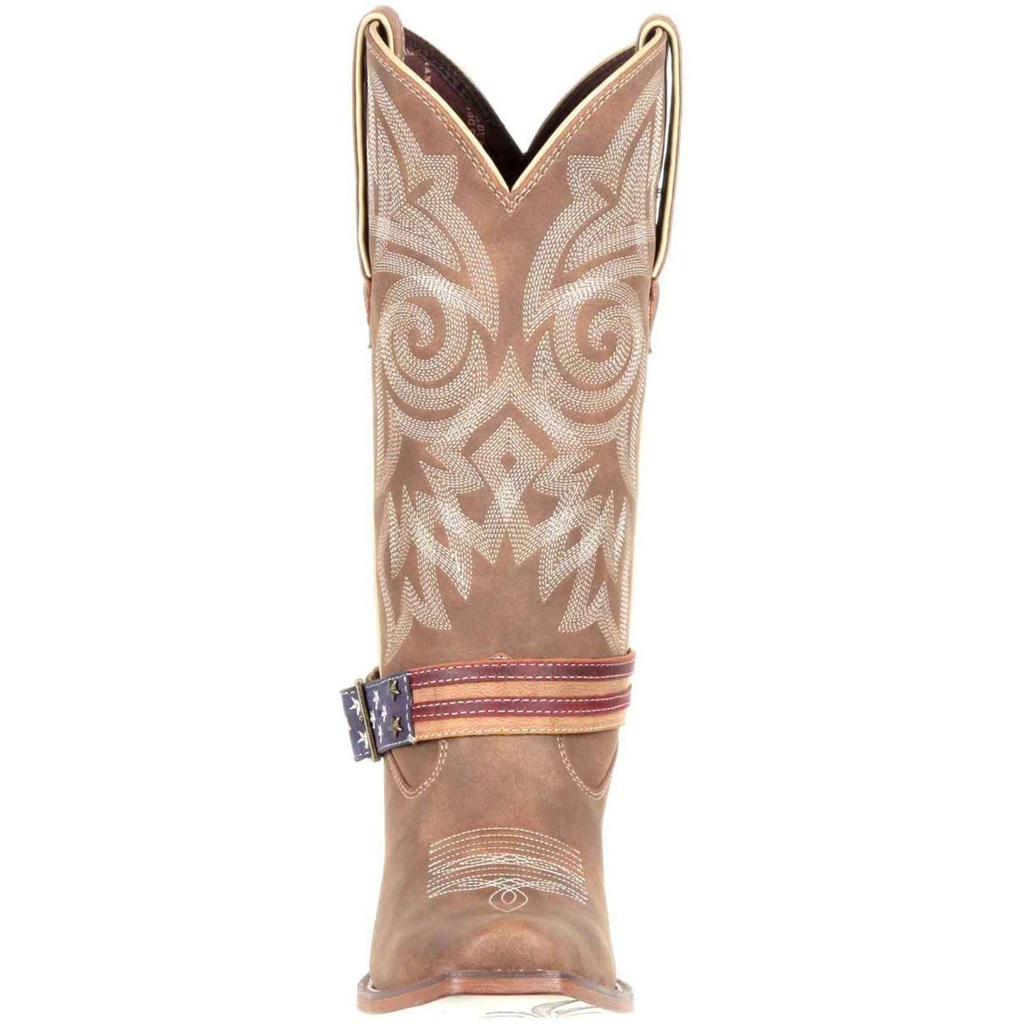 Durango Women's Crush Flag Boot in Brown/Khaki
