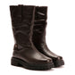 Osprey London The Gabarron Leather Women's Chocolate Boots