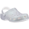 Crocs Classic Glitter EVA Women's White Standard Clogs