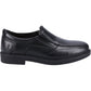 Hush Puppies Toby Leather Black Loafers