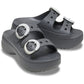 Crocs Saturday Platform Buckle EVA Women's Carbon Sandals