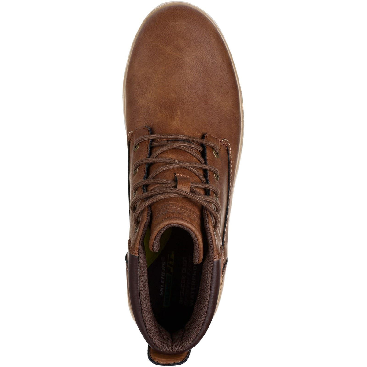 Skechers Garlan Deno Polyurethane Men's Brown Ankle Boots