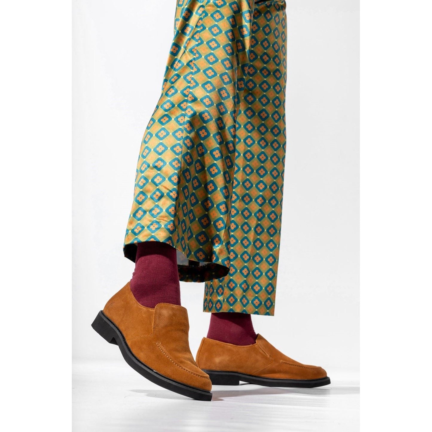 Hush Puppies Earl Slip On Suede Men's Chestnut Loafers