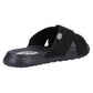 HEYDUDE Women's Christi Slide Distressed Sandal in Black