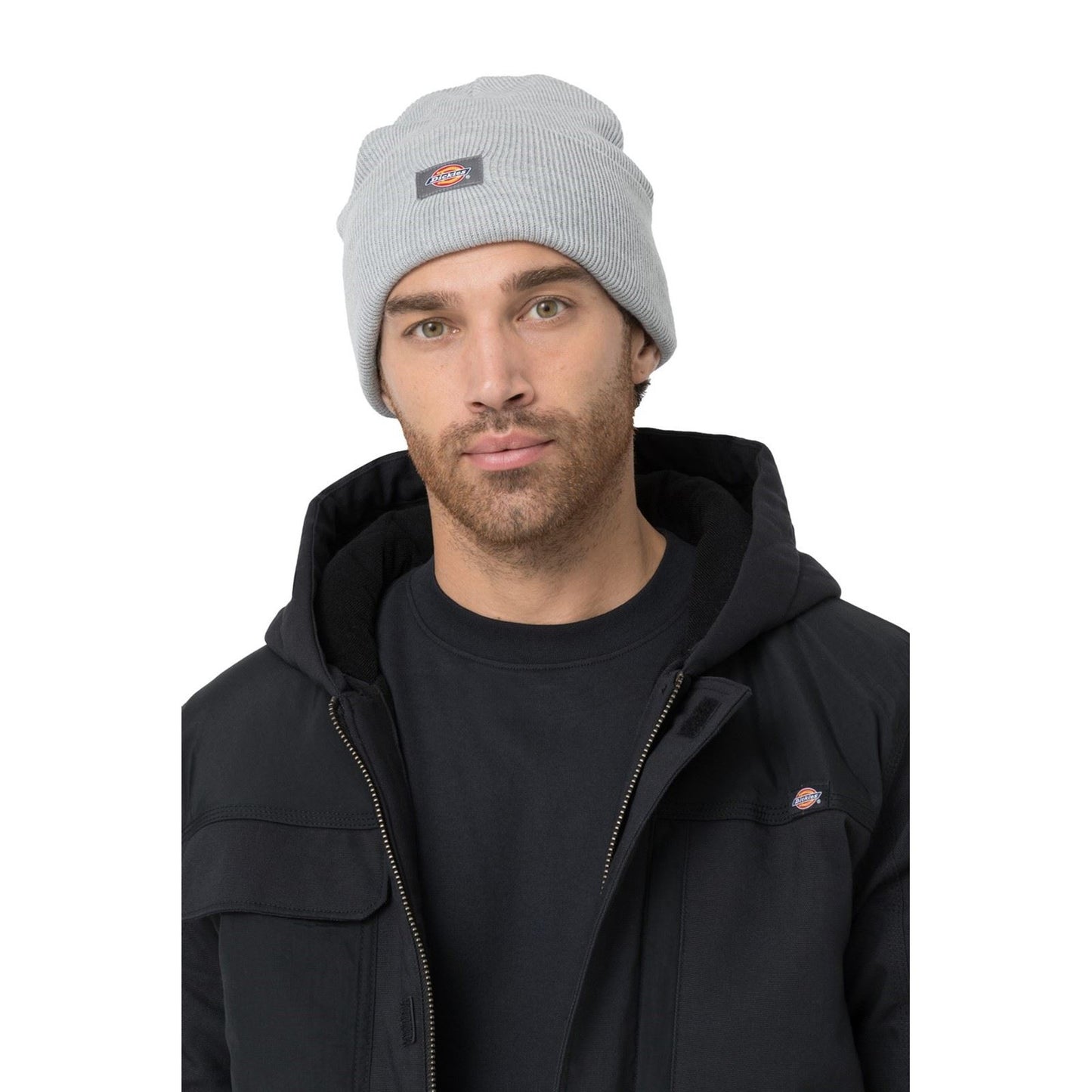 Dickies Acrylic Cuffed Unisex Adults's Grey Beanie Hat