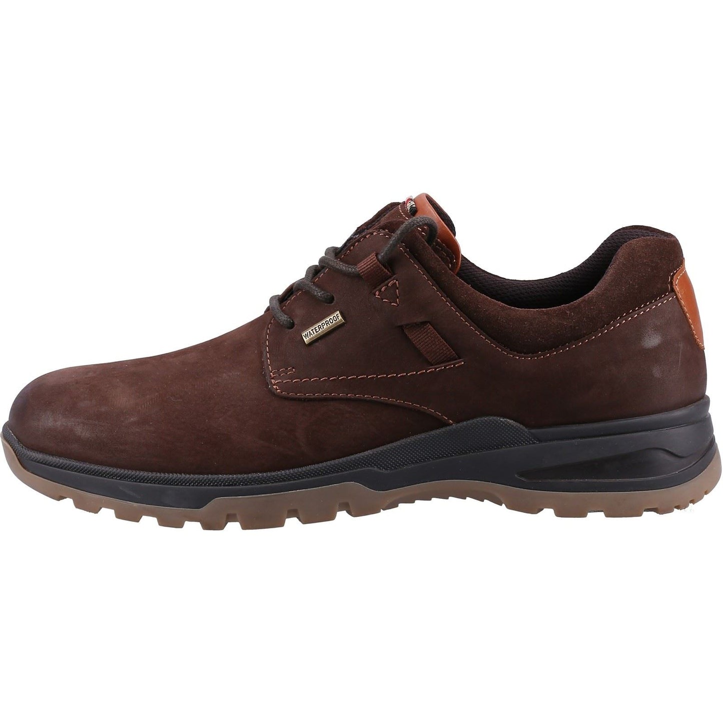 Hush Puppies Men's Pele Shoe in Brown Nubuck