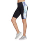 Skechers Performance GoWalk Seascape Floral 10" Bike Short Nylon Women's Purple Activewear Shorts