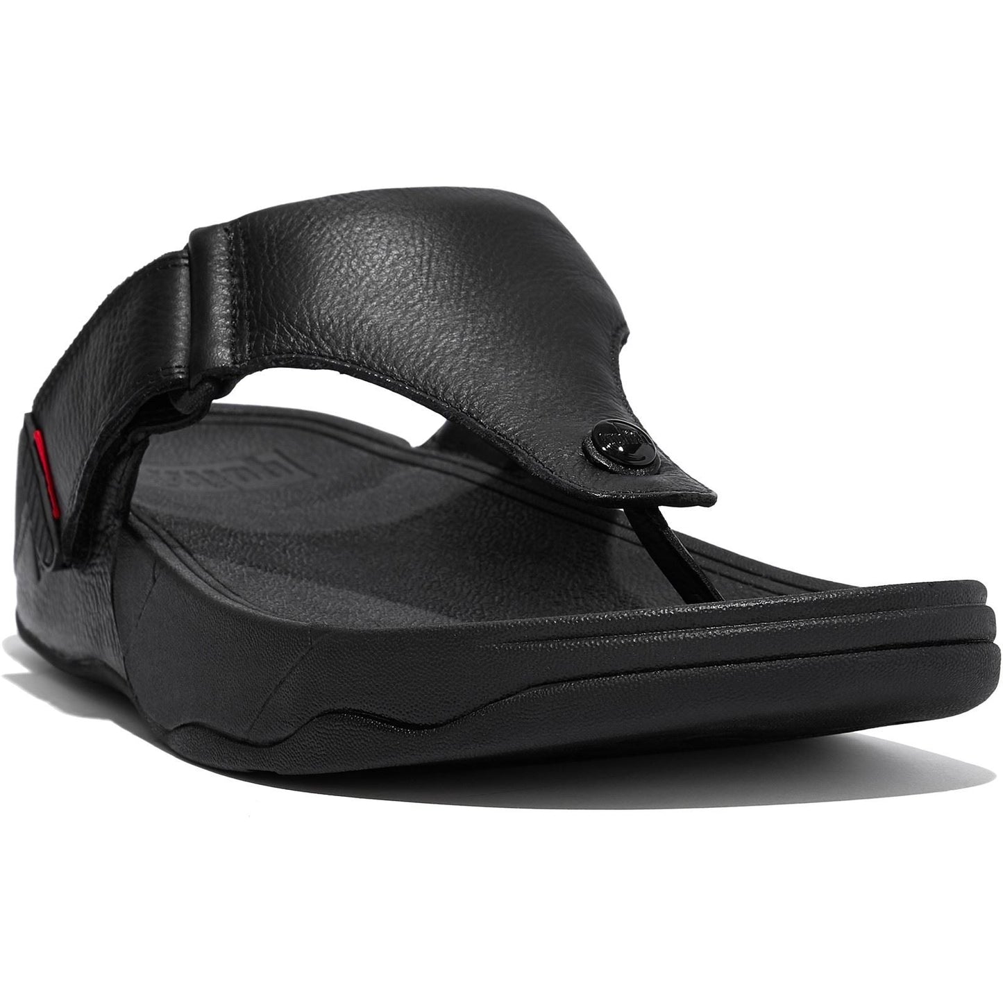 Fitflop Trakk II Leather Men's All Black Sandals