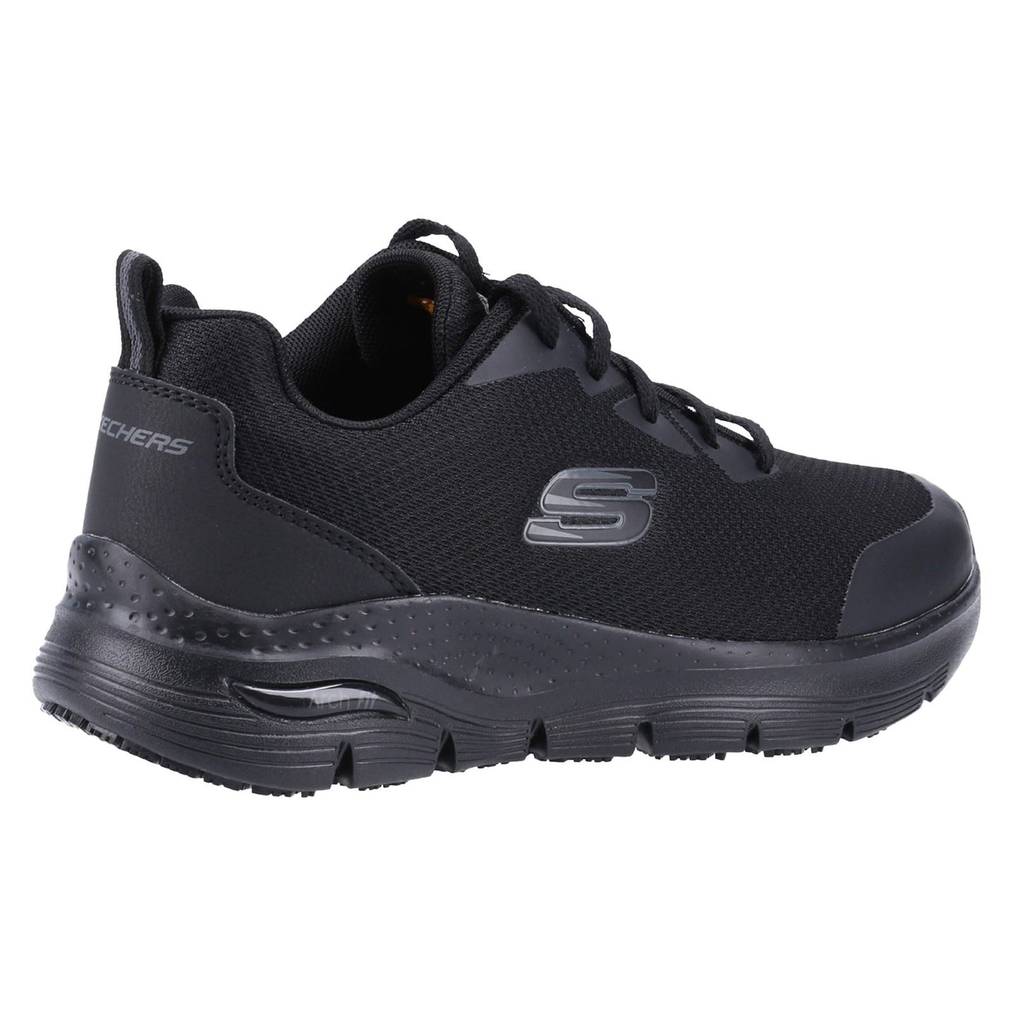 Skechers Workwear Arch Fit Sr Polyester Women's Black Safety Trainers