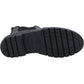 Hush Puppies Laura Leather Youth Black Boots